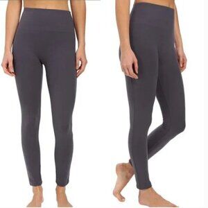 NWT SPANX High Waisted Banded Waistband Jersey Steel Gray Leggings Size Large